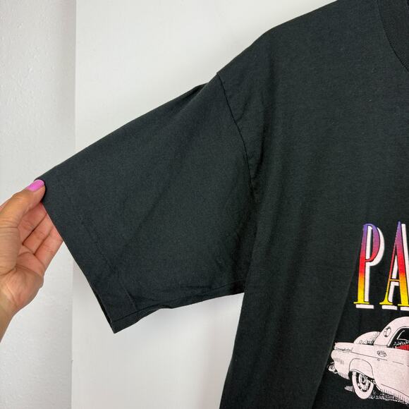 Vintage 1995 Birds of Paradise Colorado Car TShirt Black Single Stitch - L - Picture 4 of 8